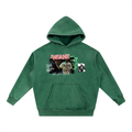 Snow Wash Fleece Oversize Hoodie