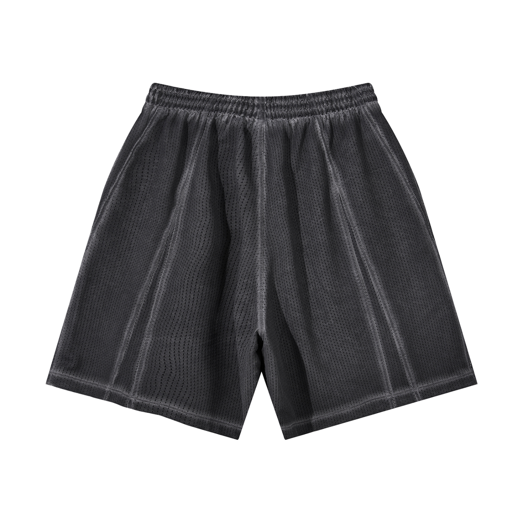 ih bhrome vintage wash mesh shorts