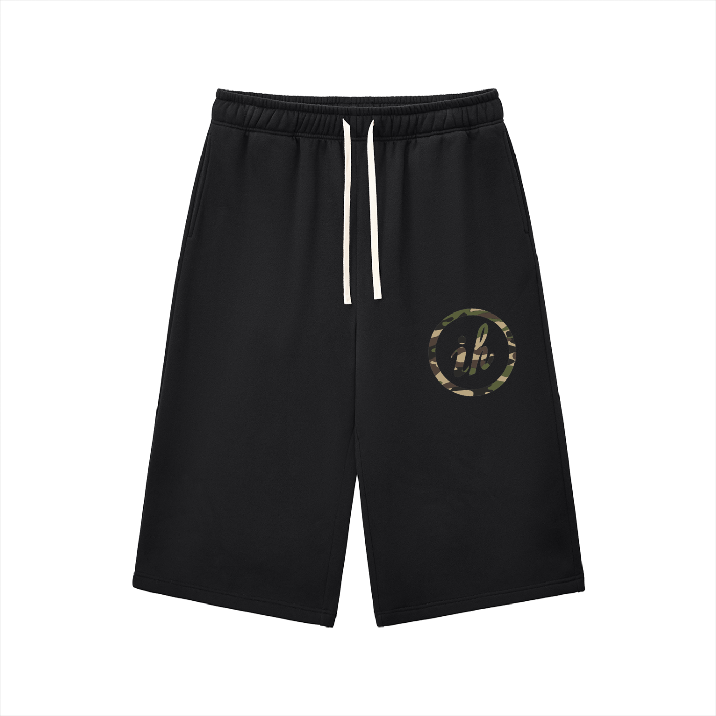 camo ih 3/4 shorts