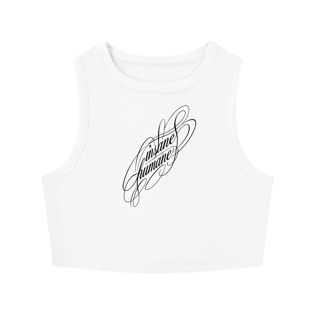 Women's Tight Crewneck Crop Tank Top