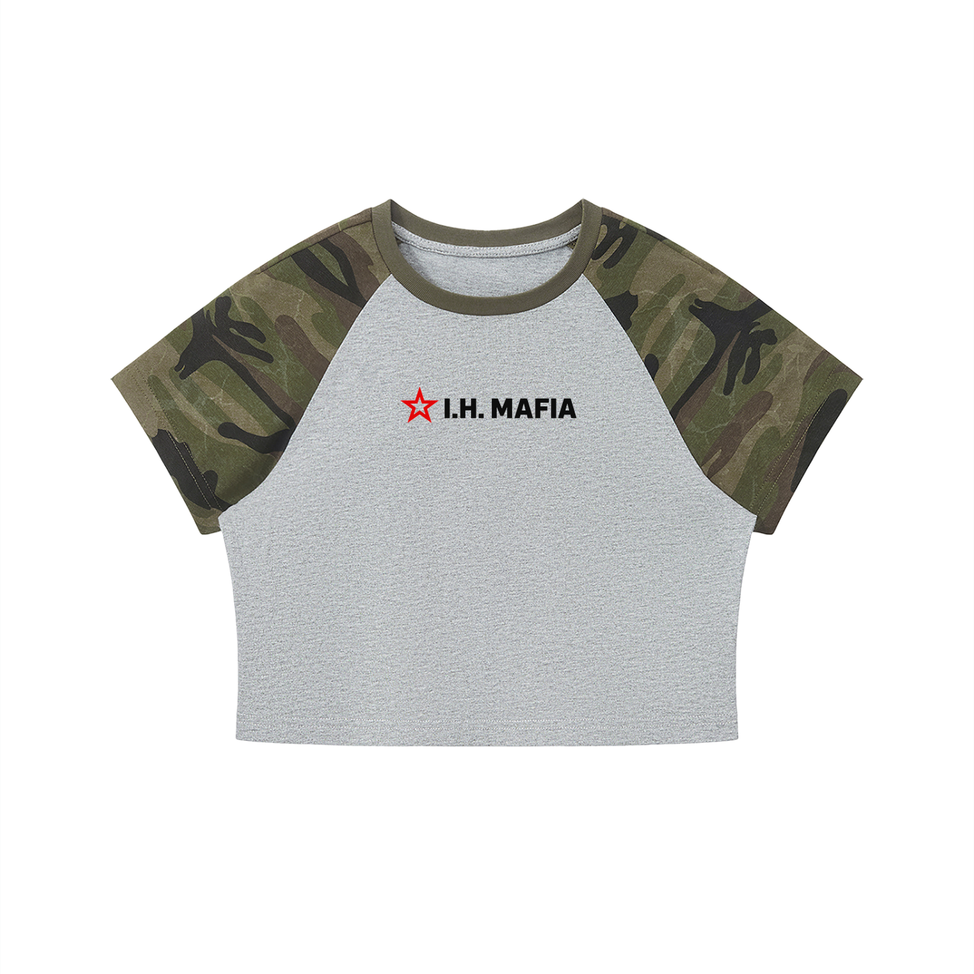 Women’s Camo MAFIA Crop T-Shirt