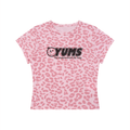 YUMS Leopard Crop T-Shirt