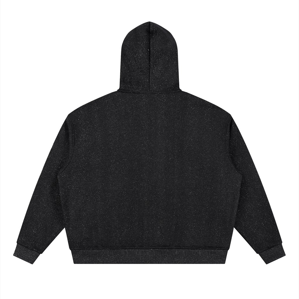 ih bhrome sparkle boxy zip up