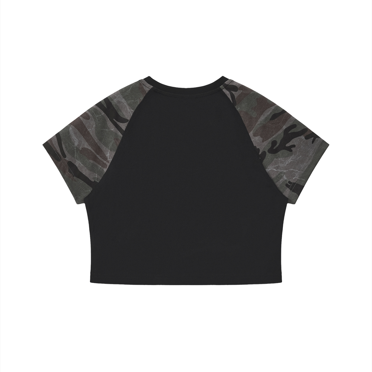 ih bhrome camo crop t-shirt