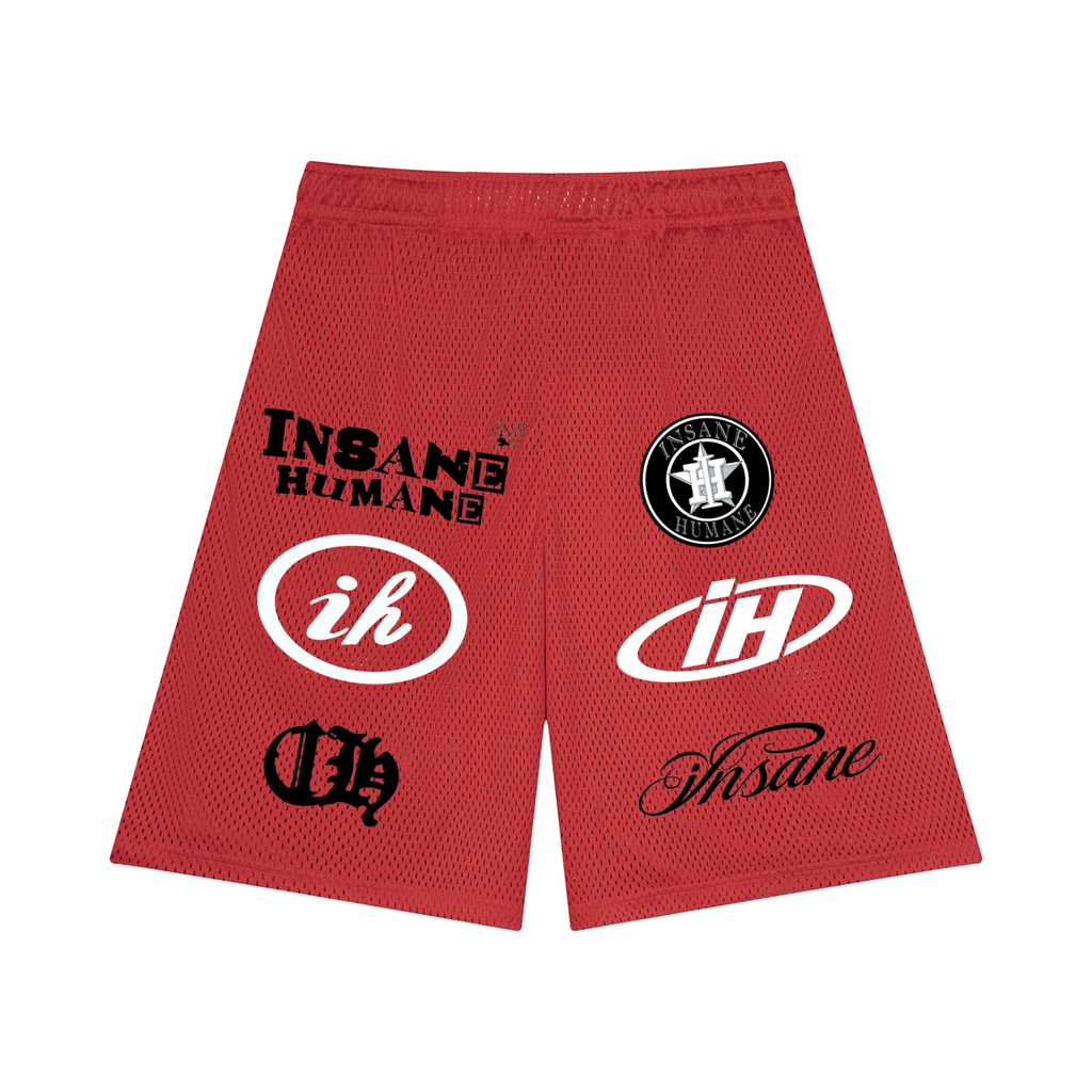 randomized logo shorts